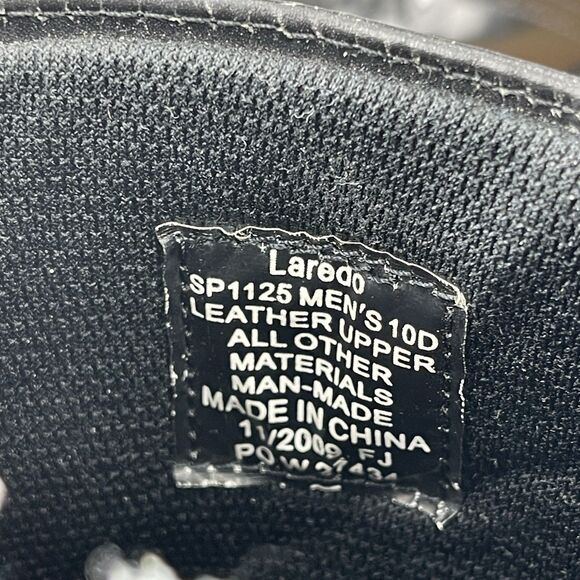 Vintage Laredo Ankle Boots Men's 10 D Cowboy Western - Picture 9 of 10